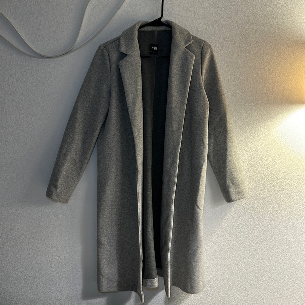 Zara Trench Coat - Grey